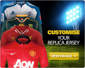Customise your replica jersey