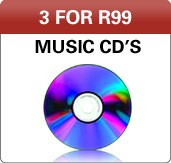 3 Music CDs for R99