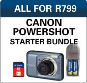Canon Powershot Bundle for R799